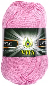 Пряжа Vita Crystal светло розово-сиреневый (5681), 100%акрил, 275м, 50г
