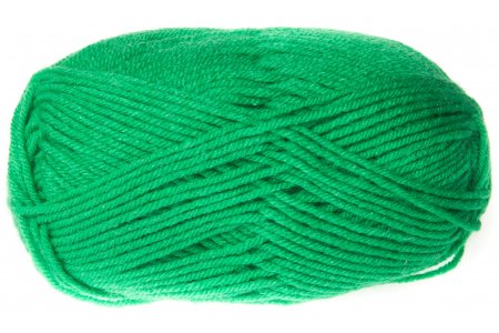 Пряжа Семеновская Karapuz Eco ярко-зеленый (0047), 90%детский акрил/10%капрон, 125м, 50г
