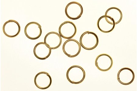 Кольцо для бус ZLATKA золото, 5мм, 1шт