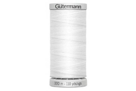 Нитки суперпрочные Gutermann, 100%полиэстер, 100м, (0800)
