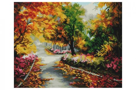 Мозаичная картина стразами БЕЛОСНЕЖКА Осенняя мелодия, 40*50см
