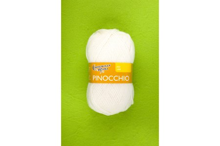 Пряжа Семеновская Pinocchio (Пиноккио) суровый (25), 90%шерсть мериноса/10%акрил, 170м, 50г