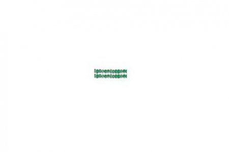 Бисер китайский круглый Zlatka 11/0 прозрачный/радужный с цветной серединкой зеленый (2218), 100г