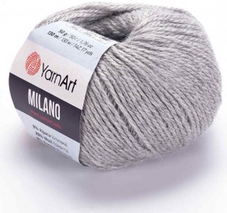 Пряжа Yarnart Milano светло-серый (867), 8%альпака/20%шерсть/8%вискоза/64%акрил, 130м, 50г