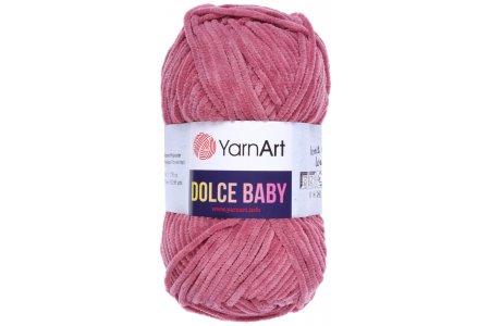 Пряжа YarnArt Dolce Baby пыльная роза (751), 100%микрополиэстер, 85м, 50г
