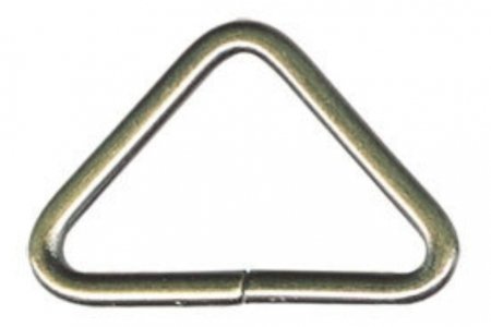 Рамка треугольная MICRON никель, 50мм