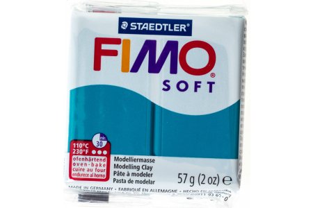 Полимерная глина FIMO Soft, темная бирюза (36), 57г