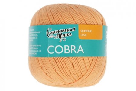 Пряжа Семеновская Cobra хризантема_x1 (30159), 100%хлопок, 285м, 100г