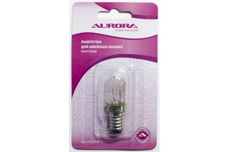 Лампочка для бытовой швейной машины AURORA винтовая, 20*50мм, 15w, 220v