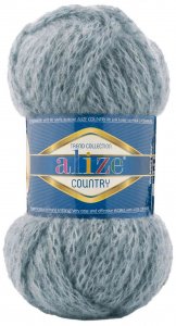 Пряжа Alize Country серо-голубой (772), 20%шерсть/55%акрил/25%полиамид, 34м, 100г