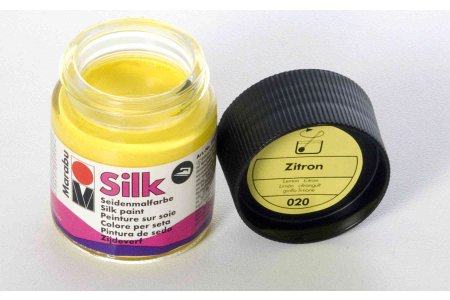 Краска для шелка MARABU Silk лимон (020), 50мл
