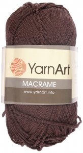 Пряжа YarnArt Macrame коричневый (157), 100%полиэстер, 130м, 90г
