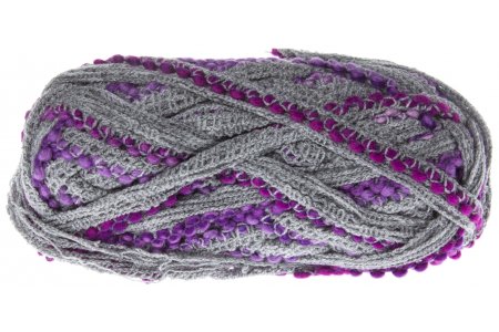 Пряжа Alize Dantela Wool серый-сиреневый-фиолетовый (1493), 70%акрил/30%шерсть, 20м, 100г