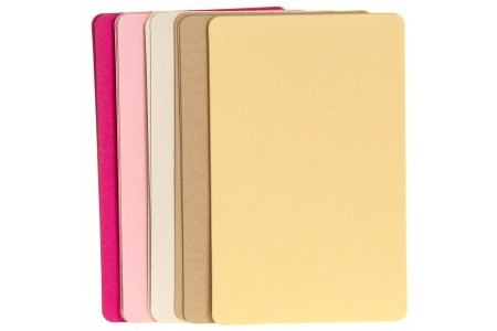 Картон для фона малые прямоугольники, розово-бежевый, 11*7см, 15шт