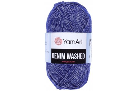 Пряжа YarnArt Denim Washed темно-синий (925), 20%акрил/80%хлопок, 130м, 50г