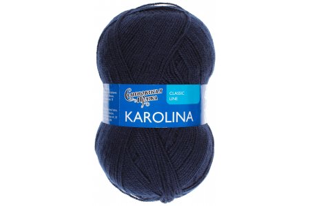 Пряжа Семеновская Karolina темно-синий (59), 100%акрил, 438м, 100г