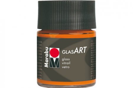 Витражная краска Marabu GlasArt, оранжевый (422), 50мл