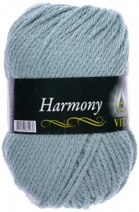 Пряжа Vita Harmony дымчато голубой (6330), 55%акрил/45%шерсть, 110м, 100г