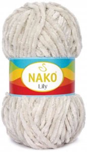 Пряжа Nako Lily светло-бежевый (6383), 100%полиэстер, 180м, 100г