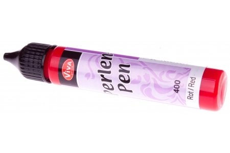 Краска для создания жемчужин VIVA Perlen Pen красный (400), 25 мл