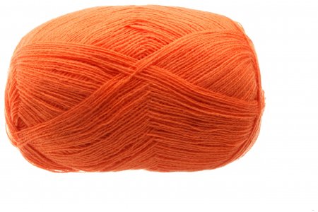 Пряжа Семеновская A-elita (Аэлита) морковный (670), 50%шерсть/50%акрил, 781м, 100г