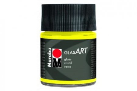Витражная краска Marabu GlasArt, лимон (421), 50мл