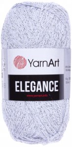 Пряжа YarnArt Elegance серебро (101), 88%хлопок/12%металлик, 130м, 50г