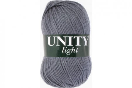 Пряжа Vita Unity Light серый (6042), 52%акрил/48%шерсть, 200м, 100г