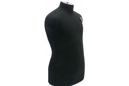 Манекен без подставки мужской мягкий, торс, черный, 50 размер