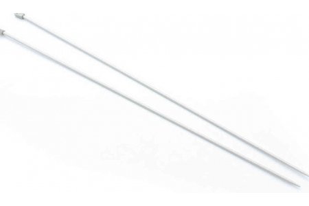 Спицы для вязания прямые GAMMA металлические с покрытием, d2мм, 35см