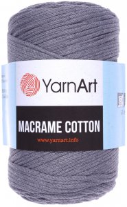 Пряжа YarnArt Macrame cotton серый (774), 85%хлопок/15%полиэстер, 225м, 250г