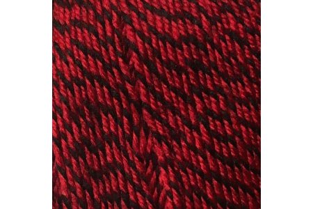Пряжа Color City Венецианская осень красно-черный меланж (2884), 85%мериносовая шерсть/15%акрил, 230м, 100г