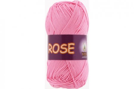 Пряжа Vita cotton Rose светло-розовый (3933), 100%хлопок, 150м, 50г