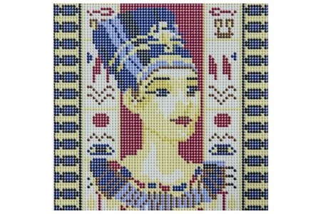 Мозаичная картина БЕЛОСНЕЖКА на раме Нефертити, 20*20см