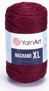 Пряжа YarnArt Macrame XL бордовый (145), 100%полиэстер, 130м, 250г