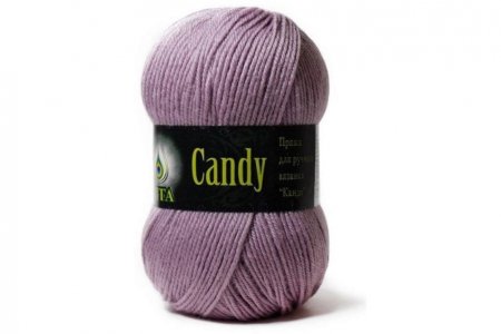Пряжа Vita Candy дымчато-розовый (2552), 100%шерсть ластер, 178м, 100г