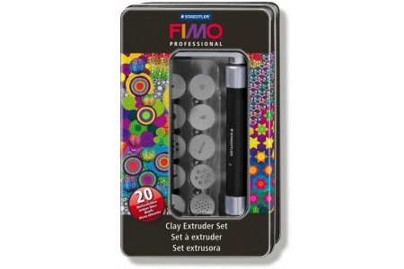 Экструдер для полимерной глины FIMO professional улучшенный, 20 сменных дисков