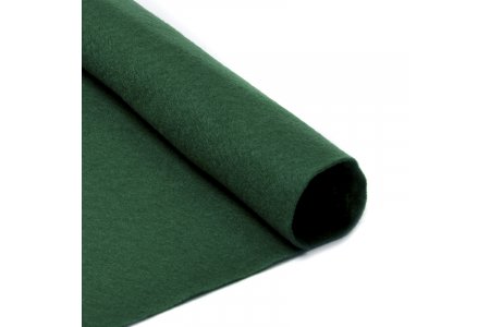 Фетр листовой IDEAL 100%полиэстер, мягкий, зеленый(678), 1мм, 20*30см
