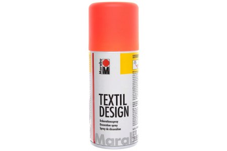Краска для ткани MARABU Textil Design аэрозольная, оранжевый неон, 150мл