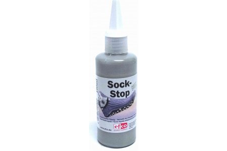 Краска текстильная с противоскользящим эффектом на латексной основе EFCO Sock-Stop серый, 100мл
