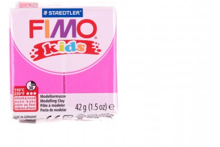 Глина полимерная для детей FIMO Kids, розовый
