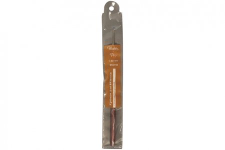 Крючок для вязания HOBBY&PRO с пластиковой ручкой, d1,5мм, 14,5см