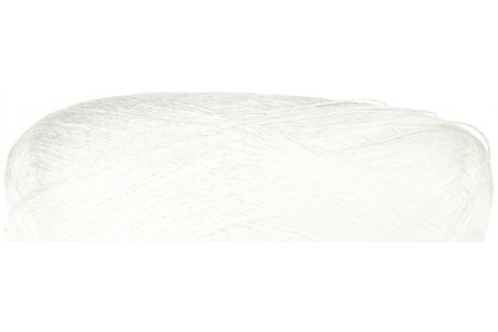 Пряжа Пехорка Блестящий лен белый (0001), 92%лен/8%вискоза, 480м, 100г
