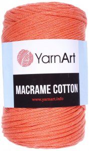 Пряжа YarnArt Macrame cotton оранжевый (770), 85%хлопок/15%полиэстер, 225м, 250г