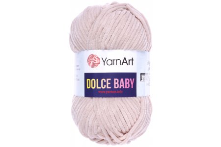 Пряжа YarnArt Dolce Baby экрю (771), 100%микрополиэстер, 85м, 50г