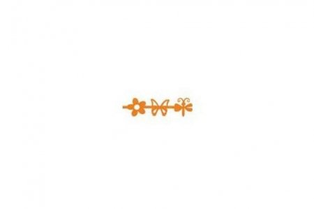 Тесьма декоративная ANNET из фетра, оранжевый(F056)