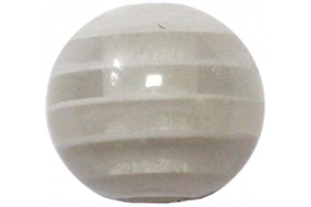 Бусина акриловая ZLATKA круглая, прозрачно-белый (01), 6мм