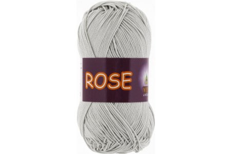 Пряжа Vita cotton Rose серебро (3939), 100%хлопок, 150м, 50г