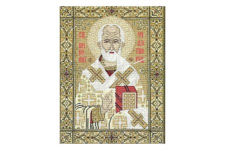 Набор для вышивания крестом Риолис Святой Николай Чудотворец, 29*39см
