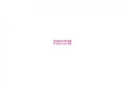 Бисер китайский круглый Zlatka 8/0 прозрачный/радужный с цветной серединкой светло-розовый (0209), 100г